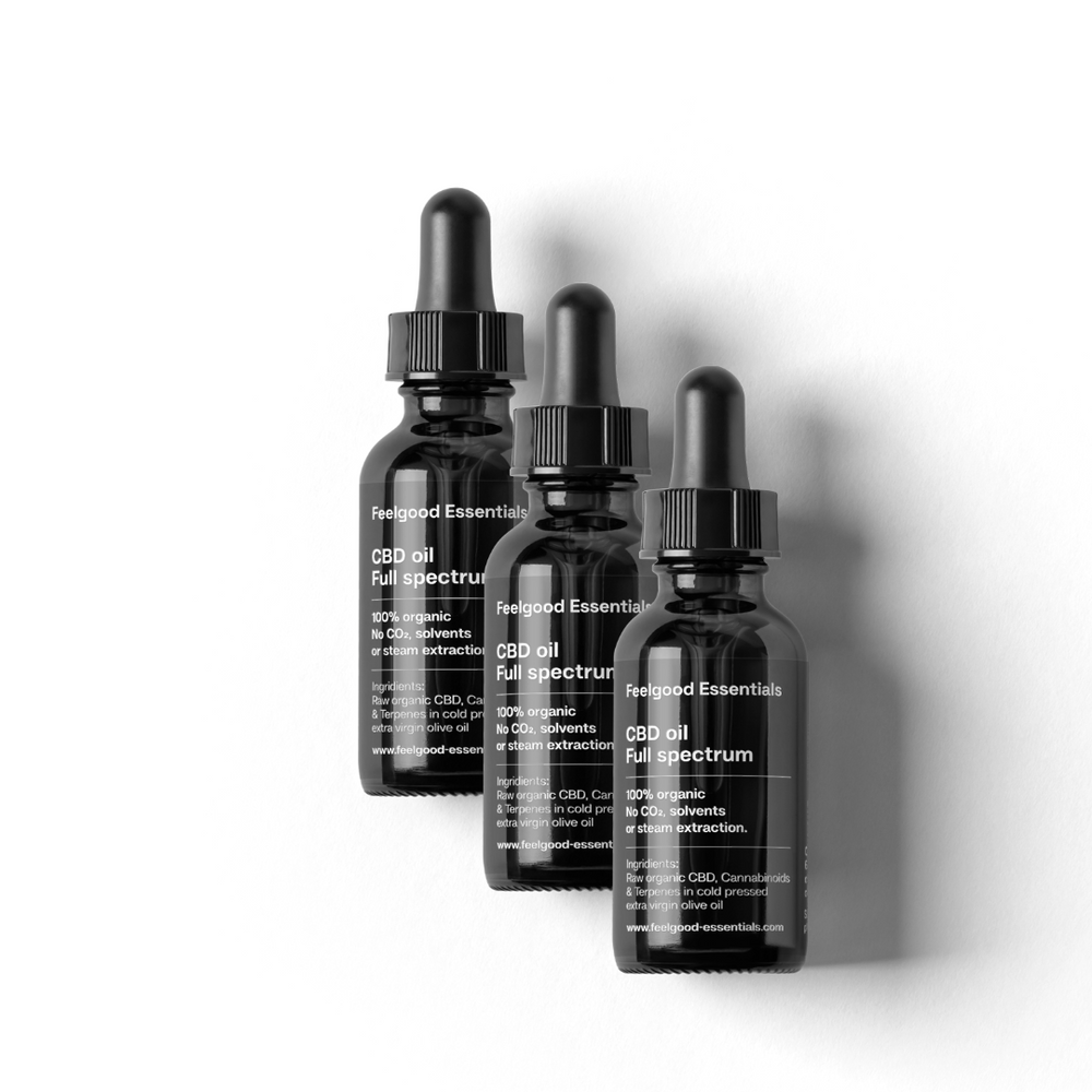 3 x CBD Oil, 10ml (10% off)